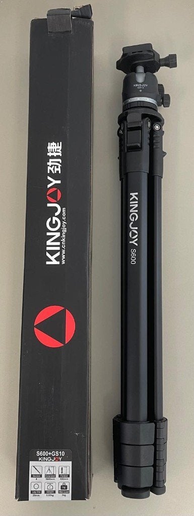 draagbaar statief King Joy S600+GS10 (nieuw), Overige merken, Met waterpas, Nieuw, 150 tot 175 cm