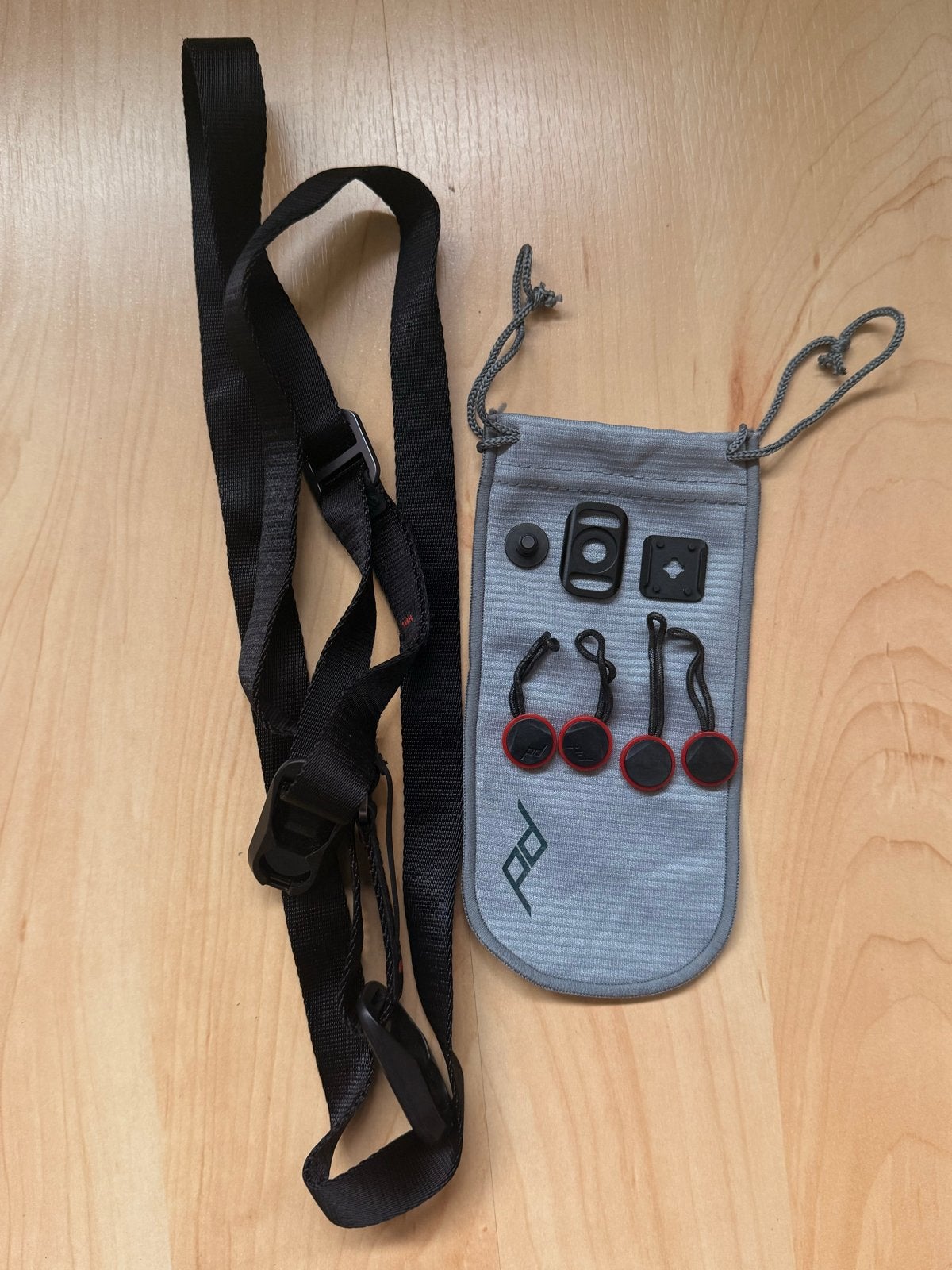 Peak Design Leash camerariem - Zwart, Overige merken, Overige typen, Ophalen of Verzenden, Gebruikt