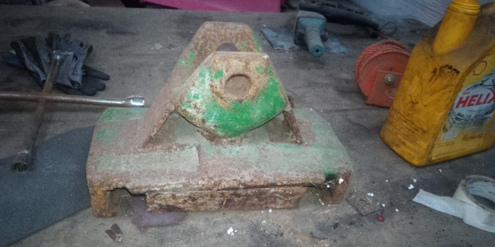 Trekbek/Trekhaak John Deere, Ophalen