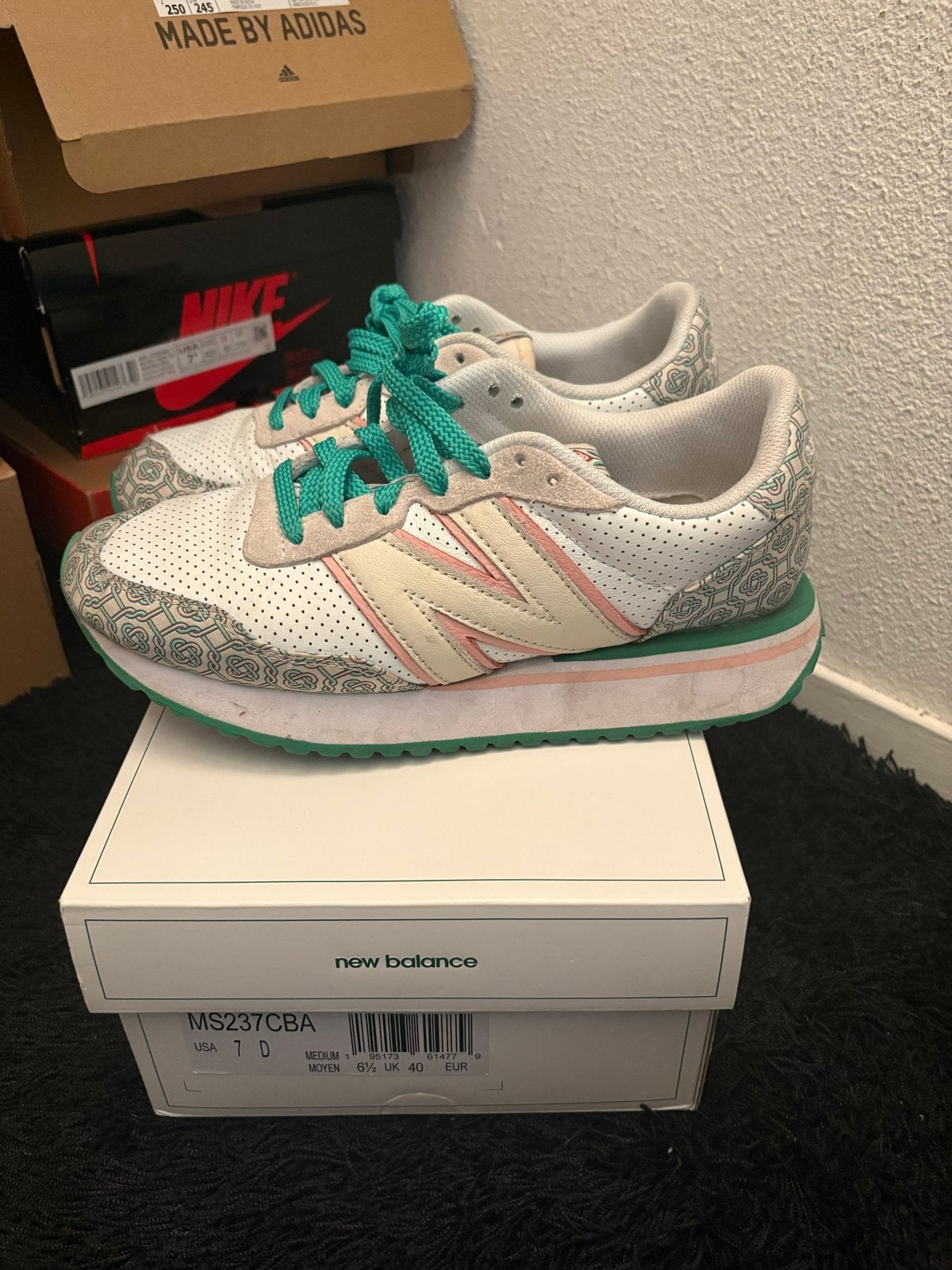 New Balance x Casablanca Sneakers - Maat 40, Ophalen of Verzenden, Zo goed als nieuw, Wit, Sneakers of Gympen