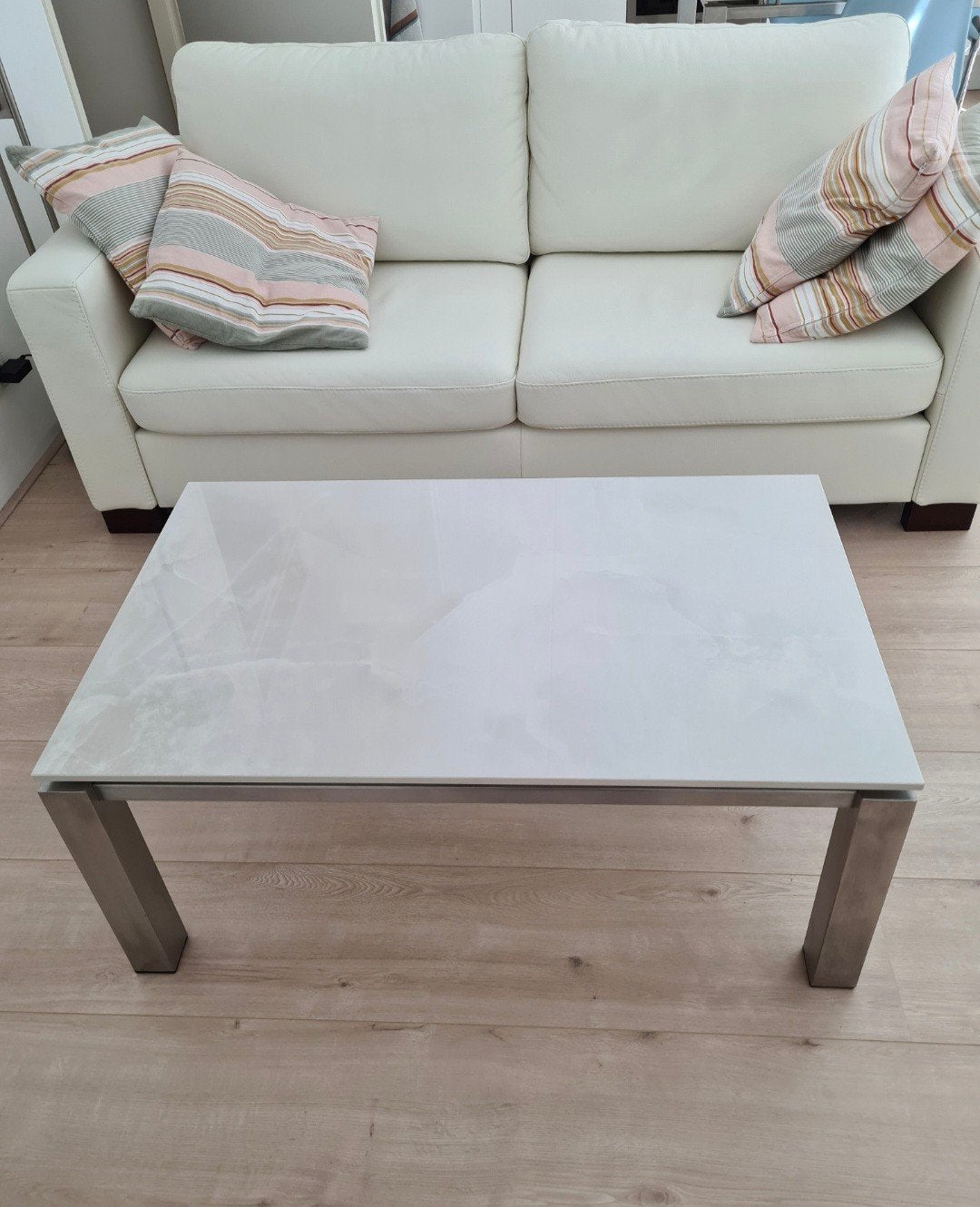 Dekton stenen Helena Gloss salontafel z.g.a.n. 60x100, Ophalen, 50 tot 100 cm, 50 tot 100 cm, Zo goed als nieuw