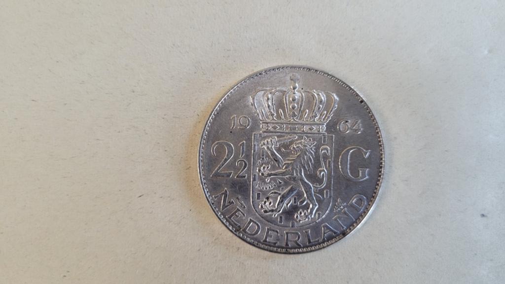 Zilveren rijksdaalder, Ophalen of Verzenden, Koningin Juliana, 2½ gulden