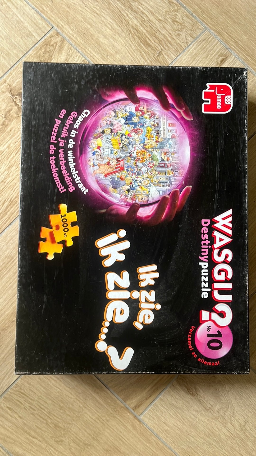 Wasgij destiny legpuzzel nummer 10 Chaos in de winkelstraat, Hobby en Vrije tijd, Ophalen of Verzenden, Zo goed als nieuw