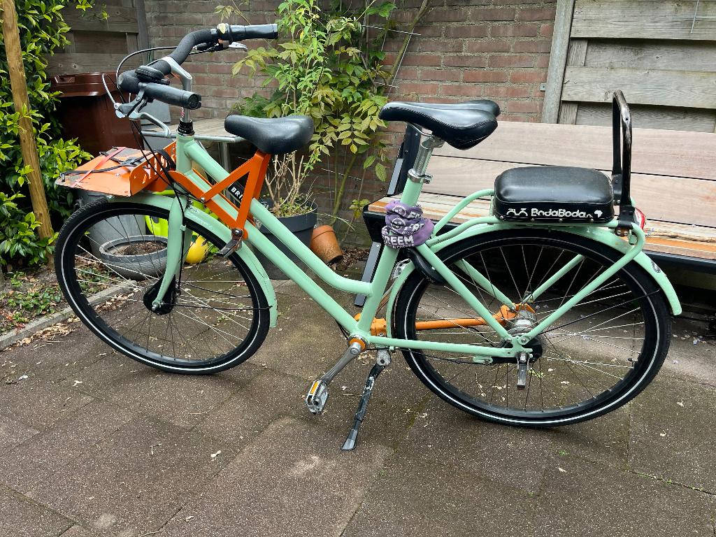 Brik Brut damesfiets, Trommelrem, Ophalen, Overige merken, 53 tot 56 cm