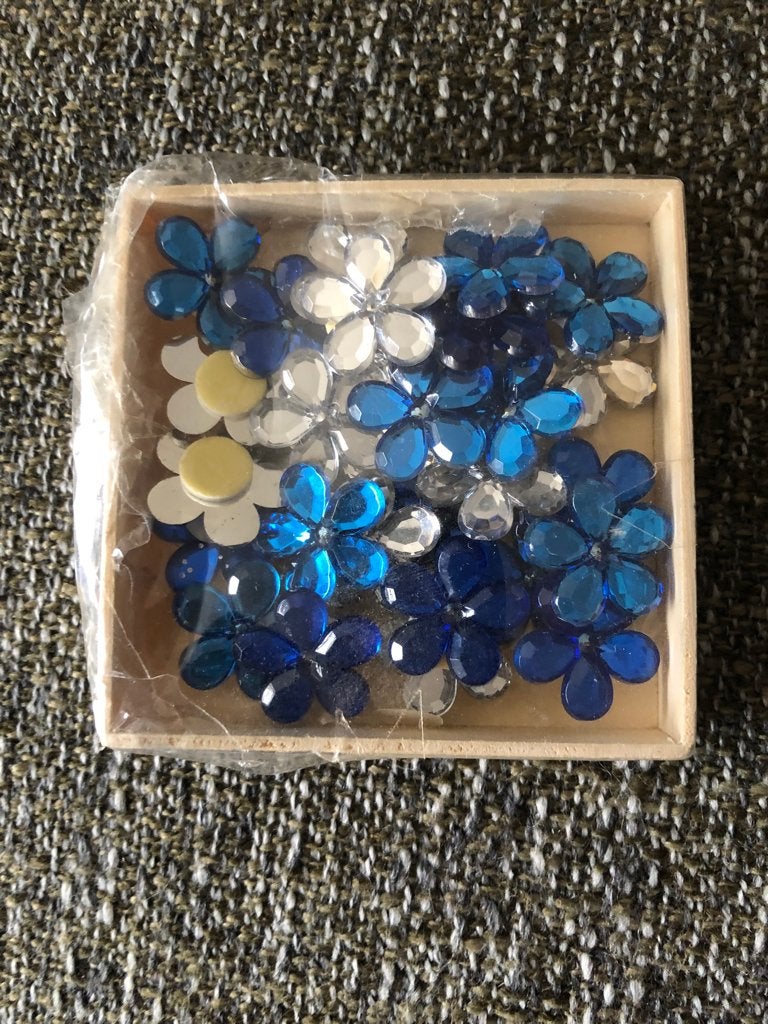 Plak bloemetjes, Ophalen of Verzenden, Zo goed als nieuw