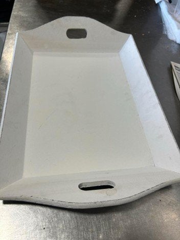 Partij dienbladen old white NEW 8 stuks, Ophalen, Nieuw, Penseel of Kwast