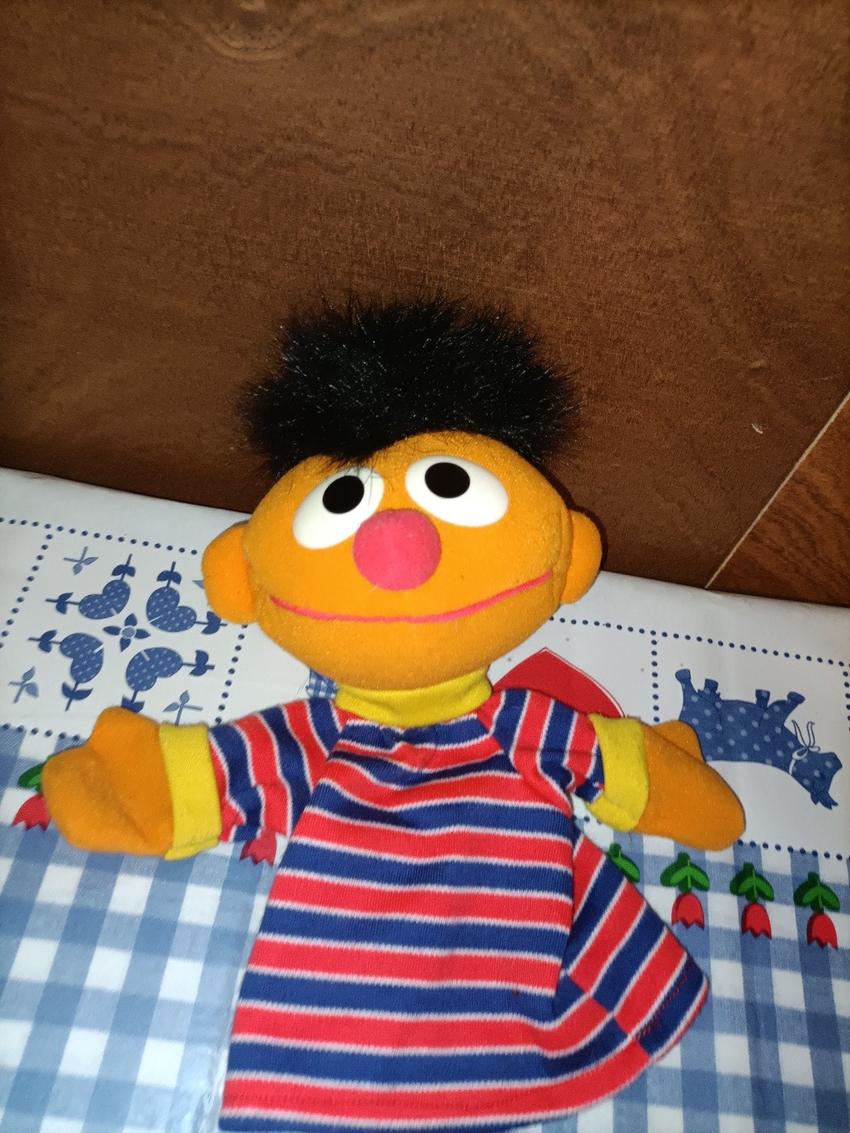Vintage Ernie handpop TYGO Jim Henson 1997, Ophalen of Verzenden, Zo goed als nieuw, Overige typen