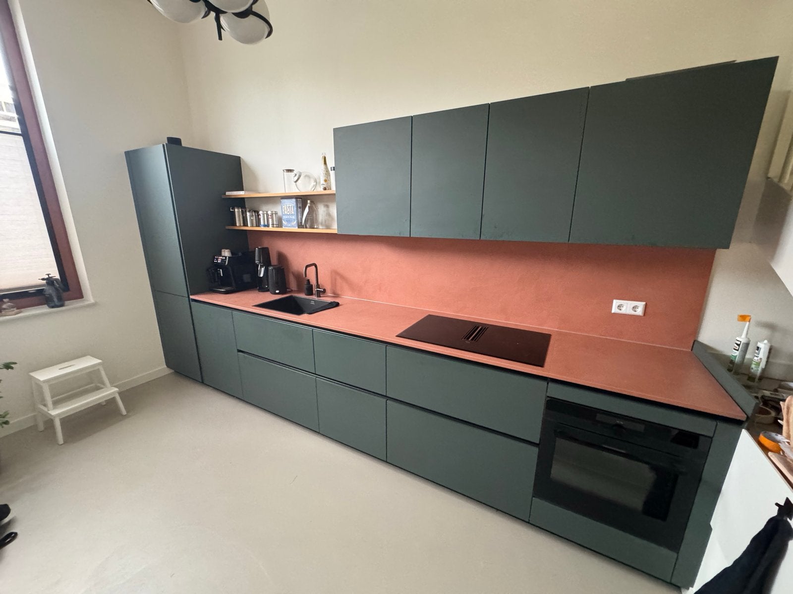 Dekton aanrechtblad en achterwand, Ophalen, Enkelwandige keuken, Zo goed als nieuw, Overige kleuren