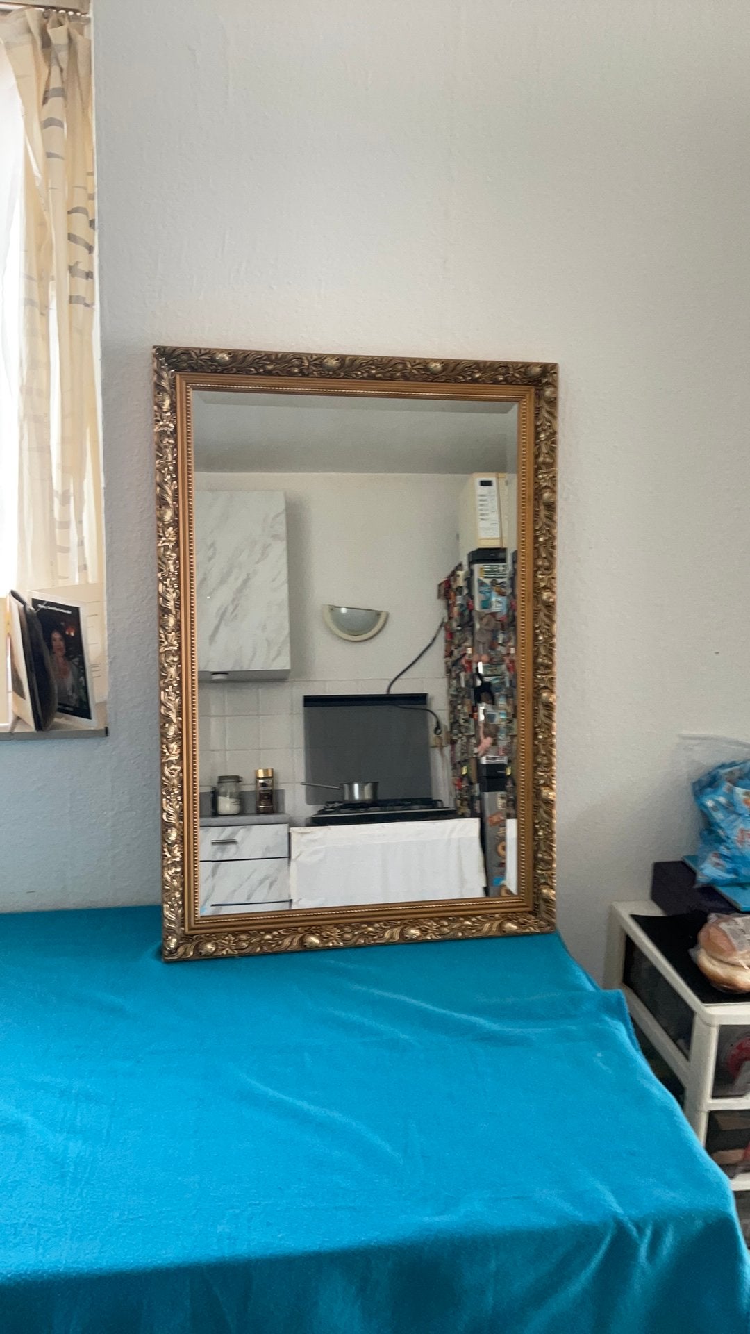 One big mirror in great condition, Ophalen of Verzenden, Rechthoekig