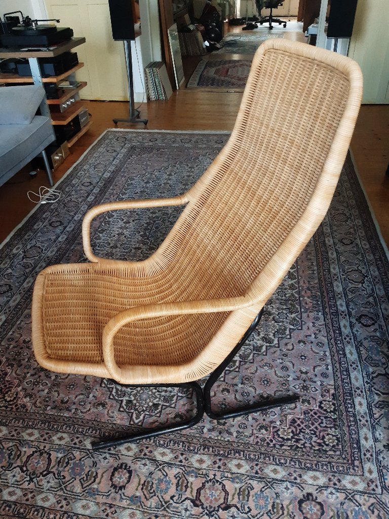 Fauteuil van Dirk Van Sliedregt, Ophalen, Gebruikt, 75 tot 100 cm, Metaal