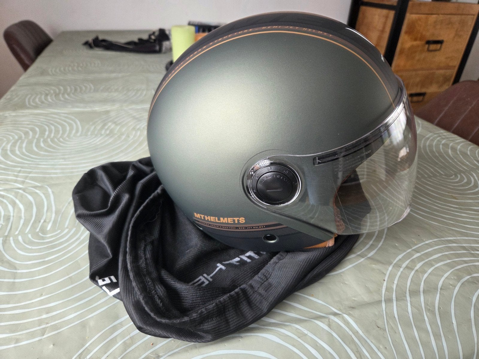 MT Helmets Street Entire Jethelm -  nieuw, Motoren, Dames, Tweedehands, Ophalen, Overige merken