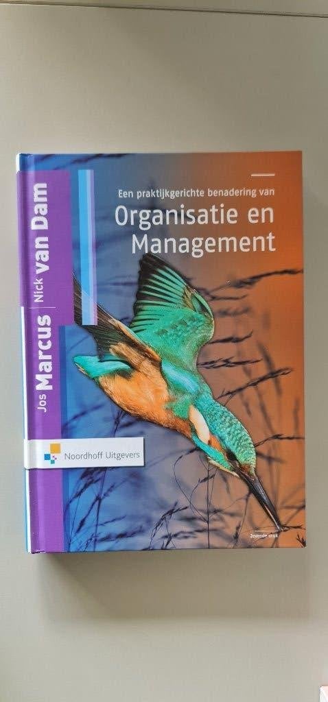 Boek: Organisatie en Management – Marcus & Van Dam, Ophalen of Verzenden, Beta, Zo goed als nieuw, HBO