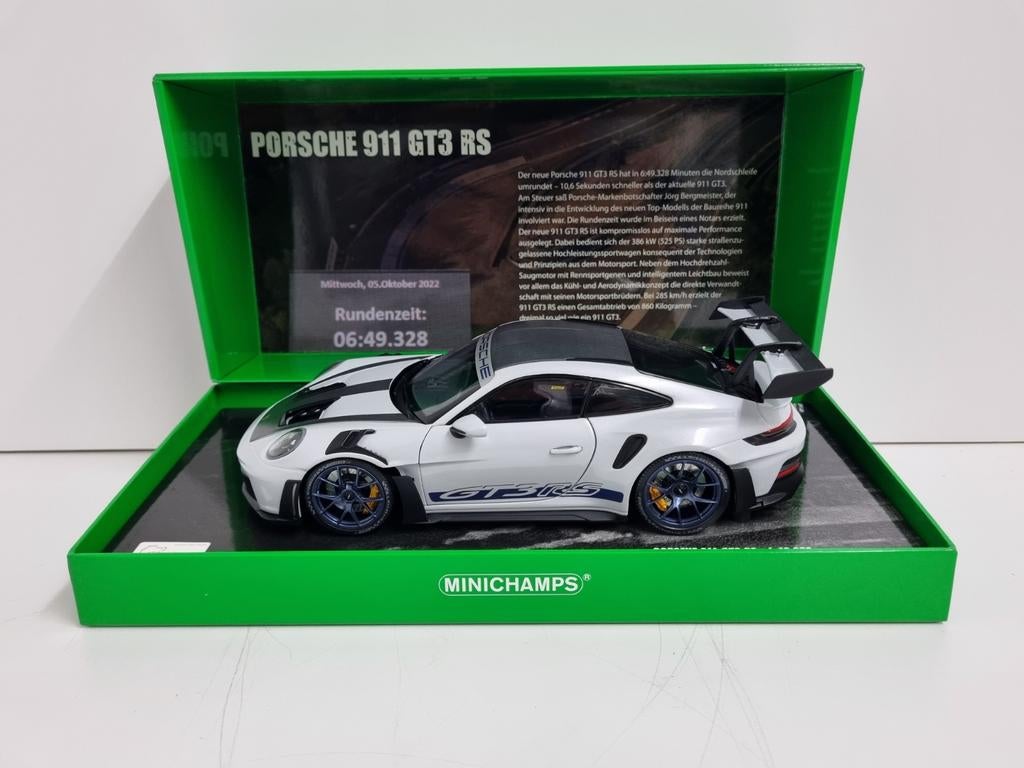 Minichamps
Porsche 911 (992) GT3 RS Weissach 1/649 1:18 Nieu, Hobby en Vrije tijd, Modelauto's | 1:18, Ophalen of Verzenden, Nieuw