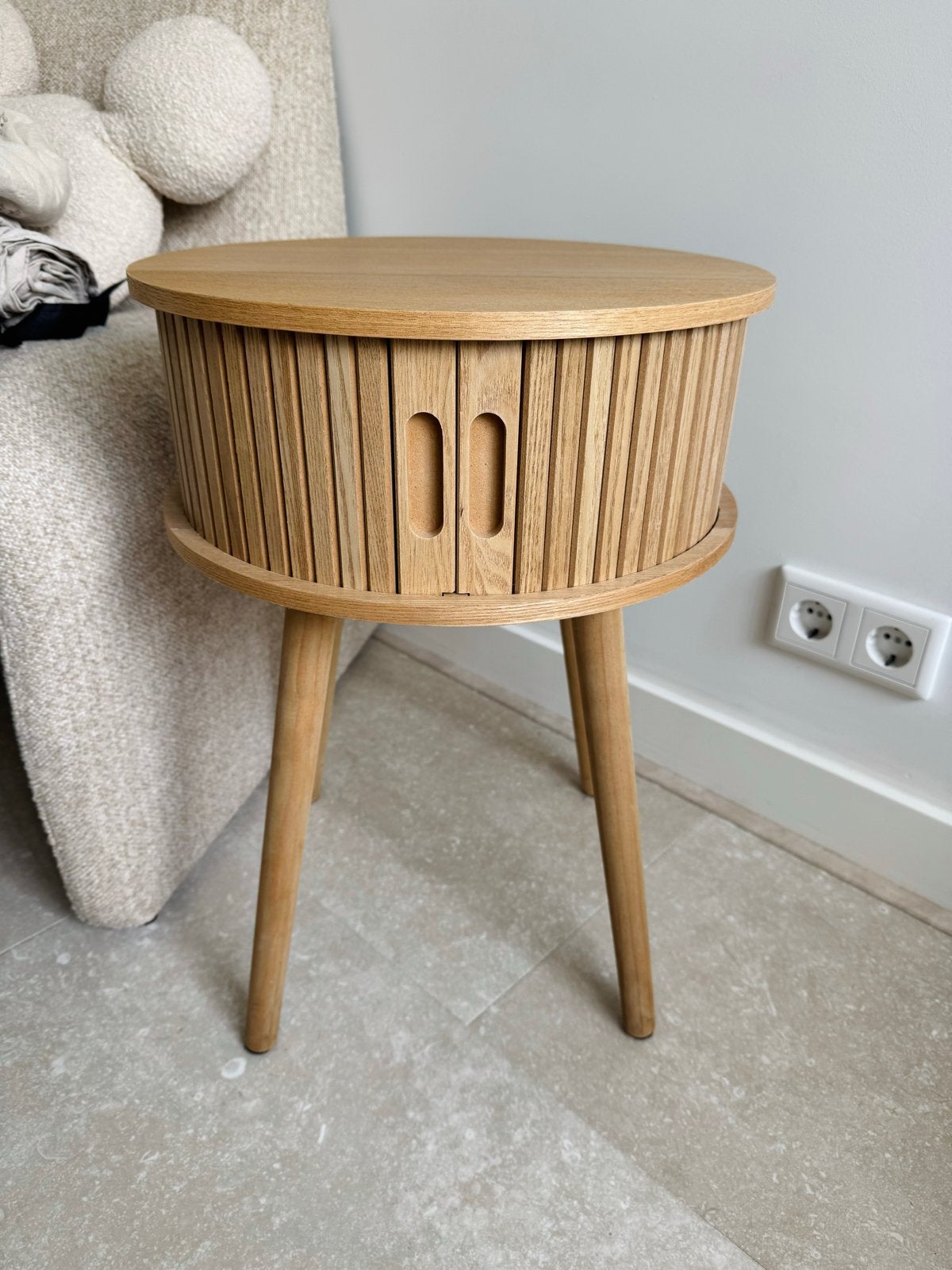 Rond Xenos Kastje Uppsala, Minder dan 55 cm, Rond, Zo goed als nieuw, Hout