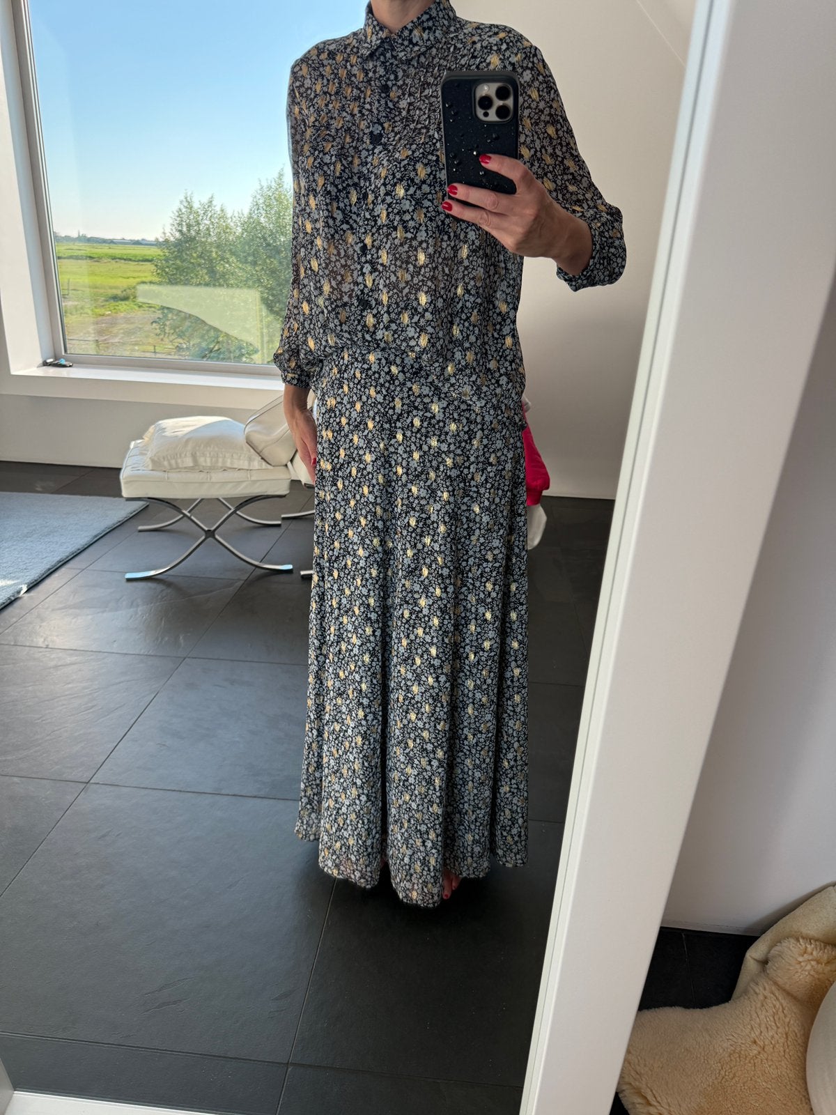 LaDress rok blouse en top XXS 36, Meerkleurig, Ophalen of Verzenden, Zo goed als nieuw, Maat 36 (S)