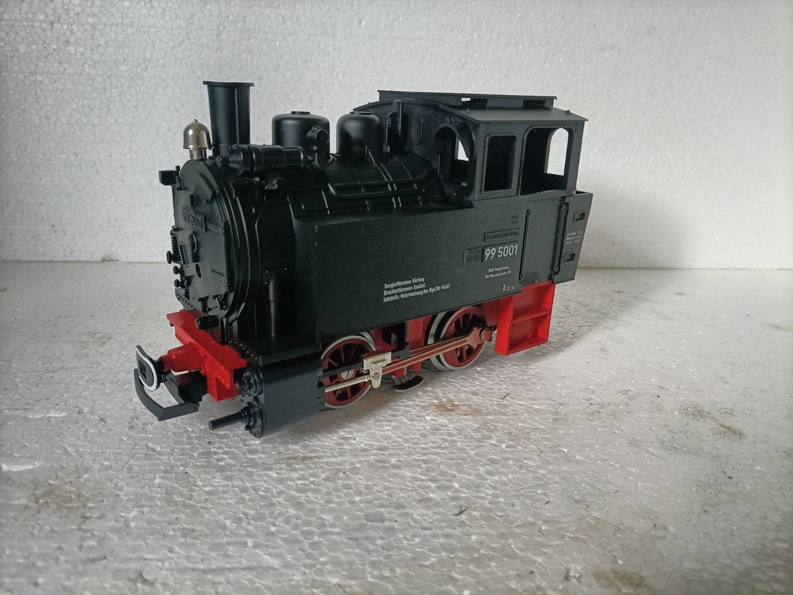 LGB 2075 Stoomlocomotief BR 99 5001 "Kleine Dikke" (Spoor G), Ophalen, Gelijkstroom, Locomotief, Analoog