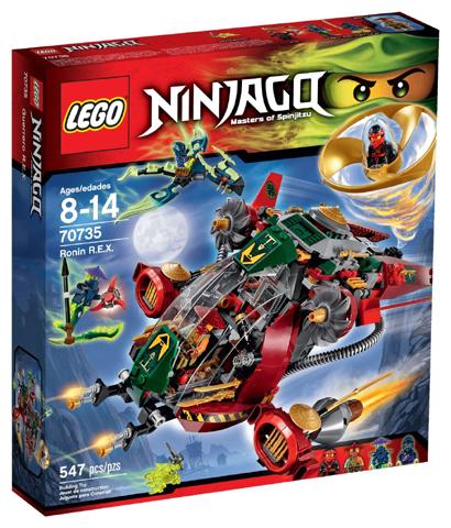 LEGO 70735 : Ninjago : Ronin's R.E.X., Ophalen of Verzenden, Zo goed als nieuw, Complete set, Lego