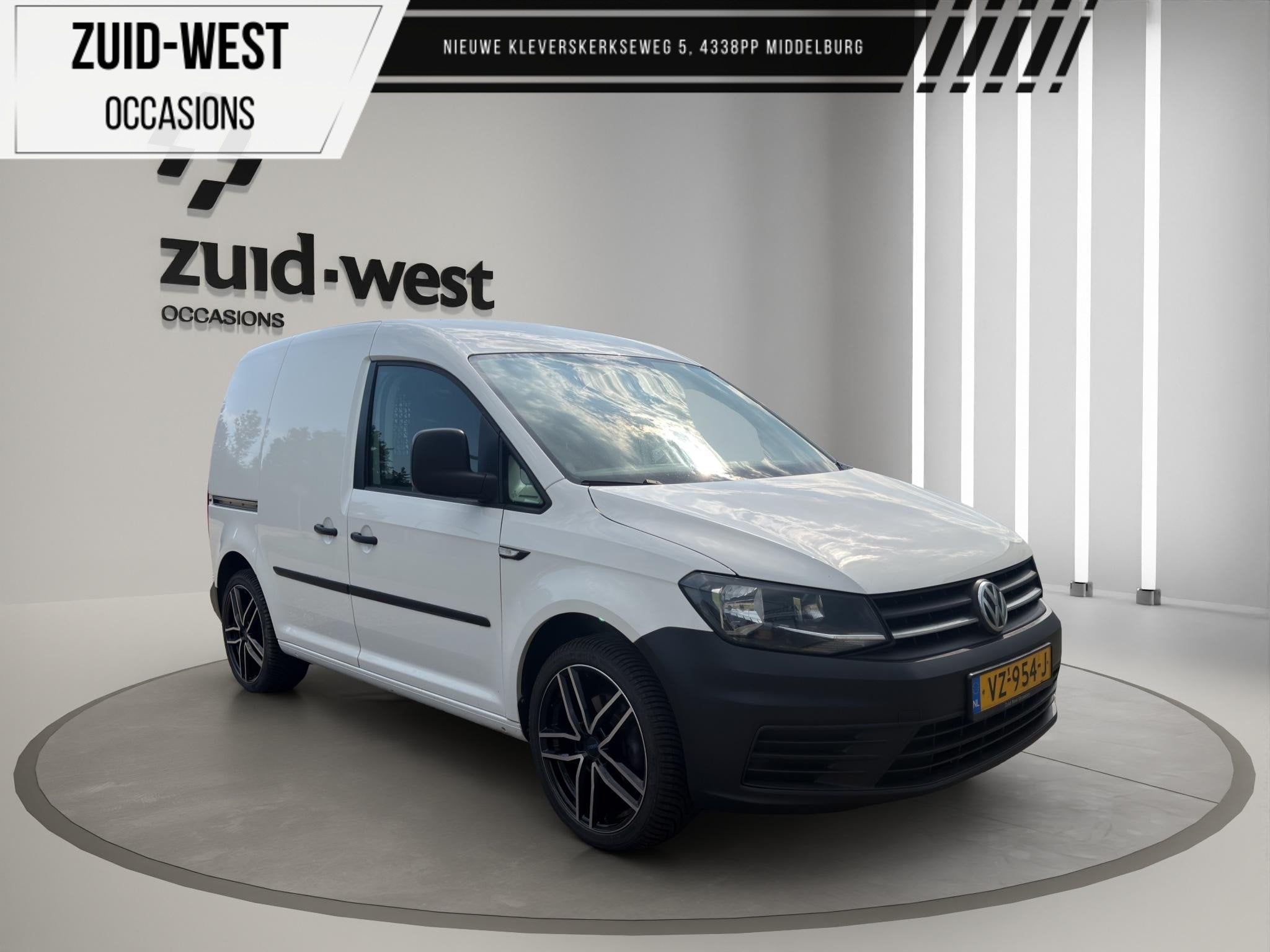 Volkswagen Caddy 1.6 TDI L1H1 CarPlay Camera Airco, Auto's, Bestelauto's, Voorwielaandrijving, Euro 5, Stof, Gebruikt