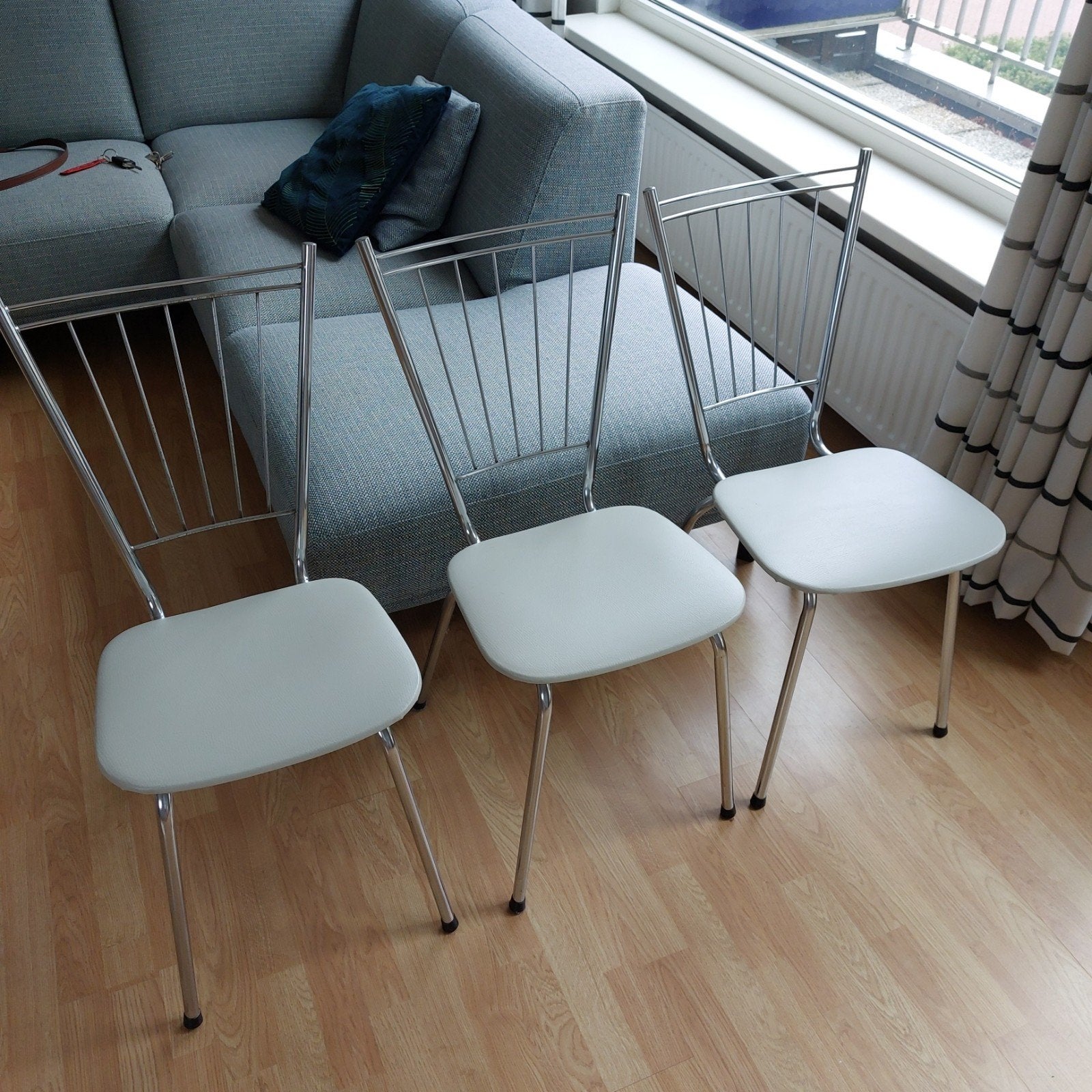 Drie retro stoelen, Ophalen, Gebruikt, Retro, Drie