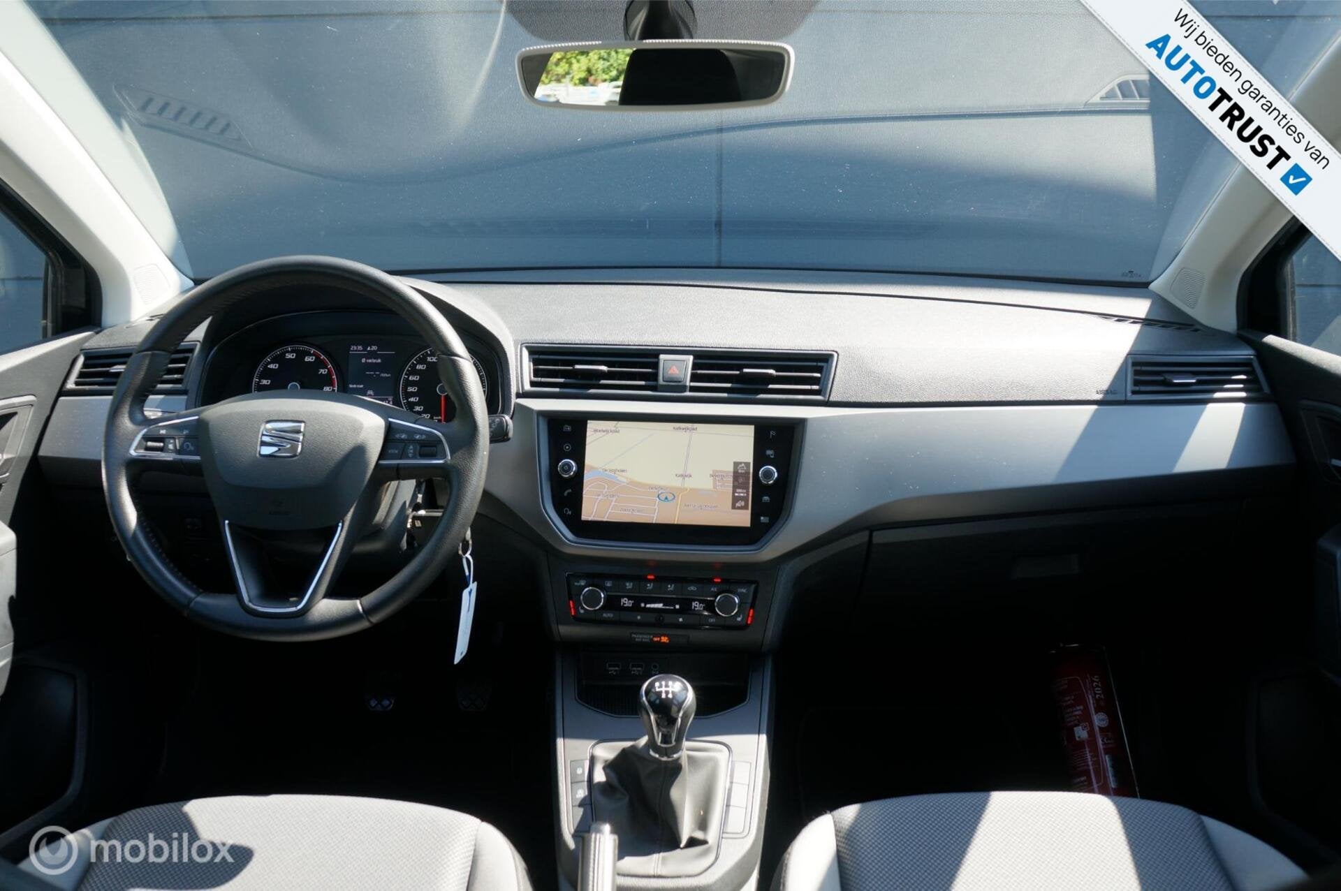Seat Ibiza 1.0 TSI Style BNS Intense Navi Apple/Android PDC!, Auto's, Voorwielaandrijving, Automatische klimaatregeling, Stof
