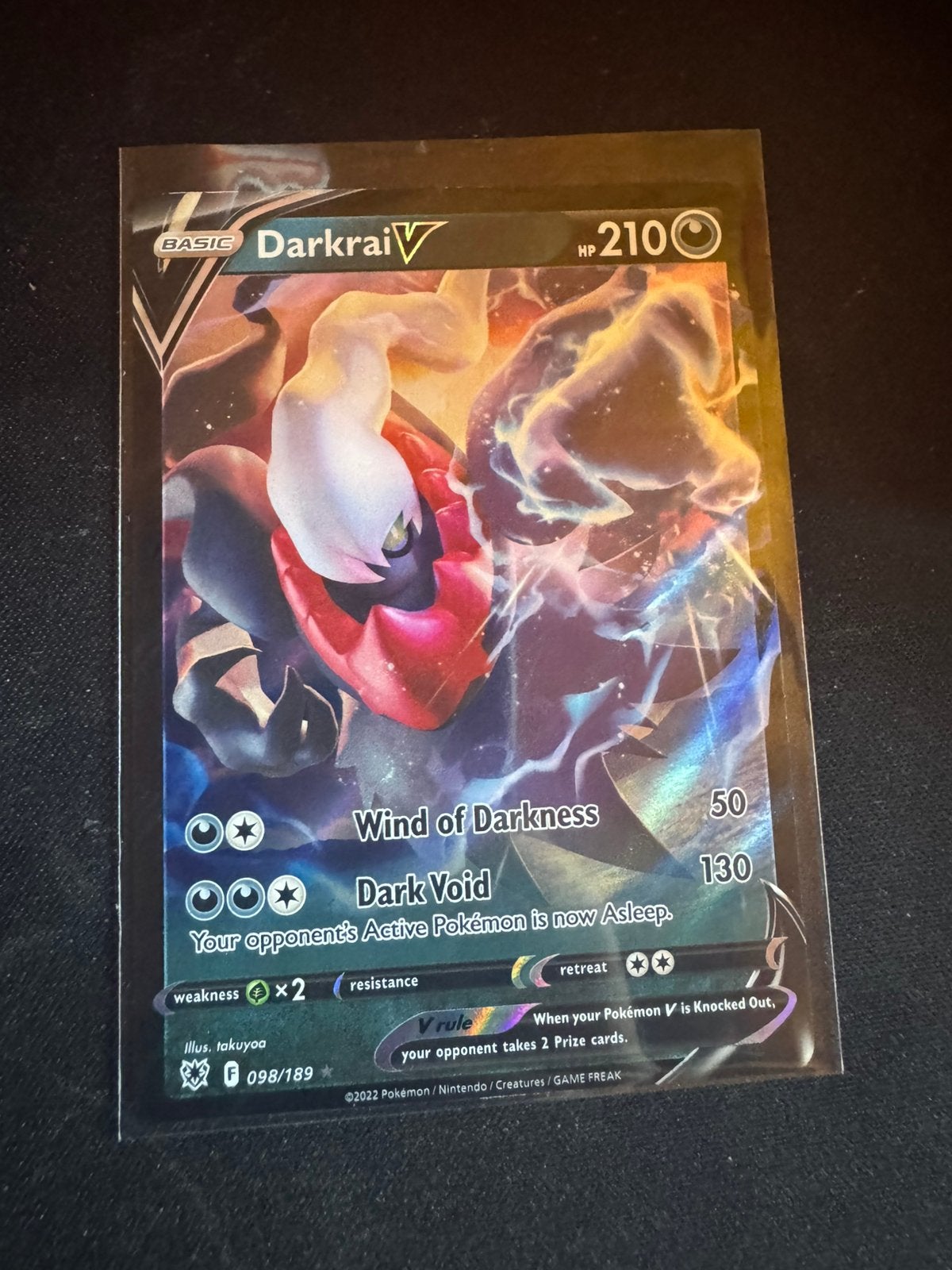 Darkrai V #098, Ophalen, Zo goed als nieuw