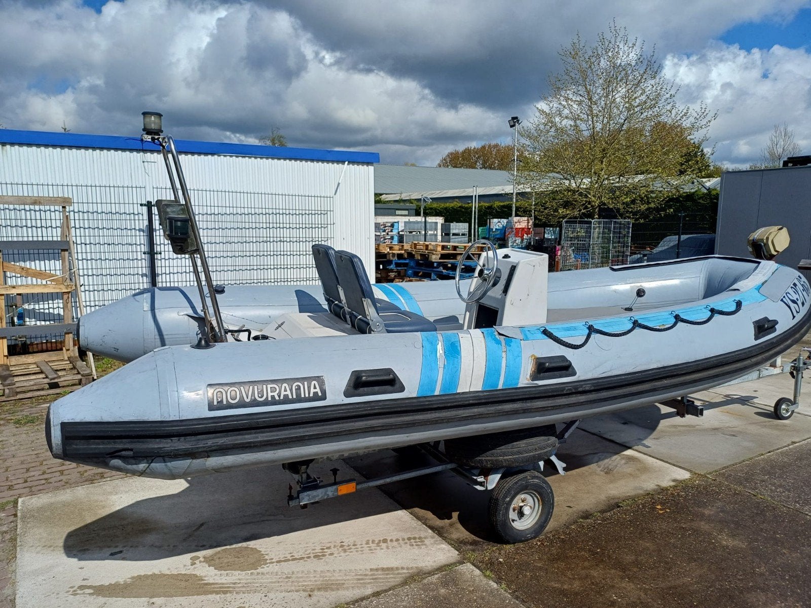 RIB MX 480 vast console en veel extra's inclusief trailer, Zonnedek, Gebruikt, 5 m, Ophalen