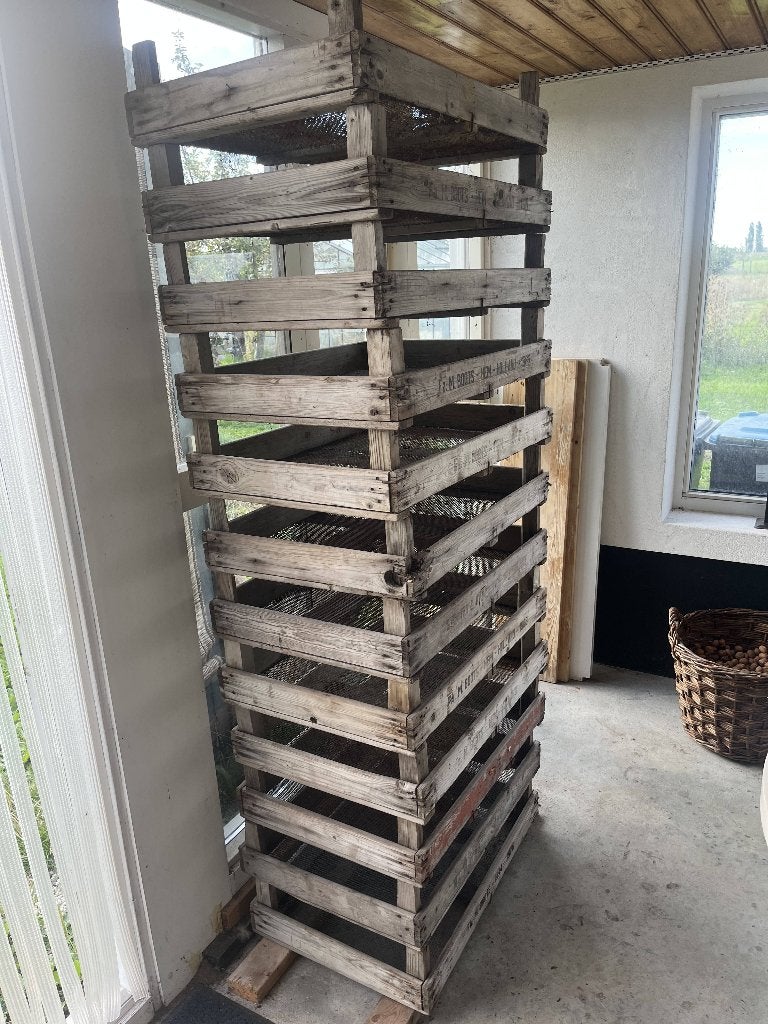 houten groenten - noten - fruit - kisten opslag, Ophalen, Gebruikt
