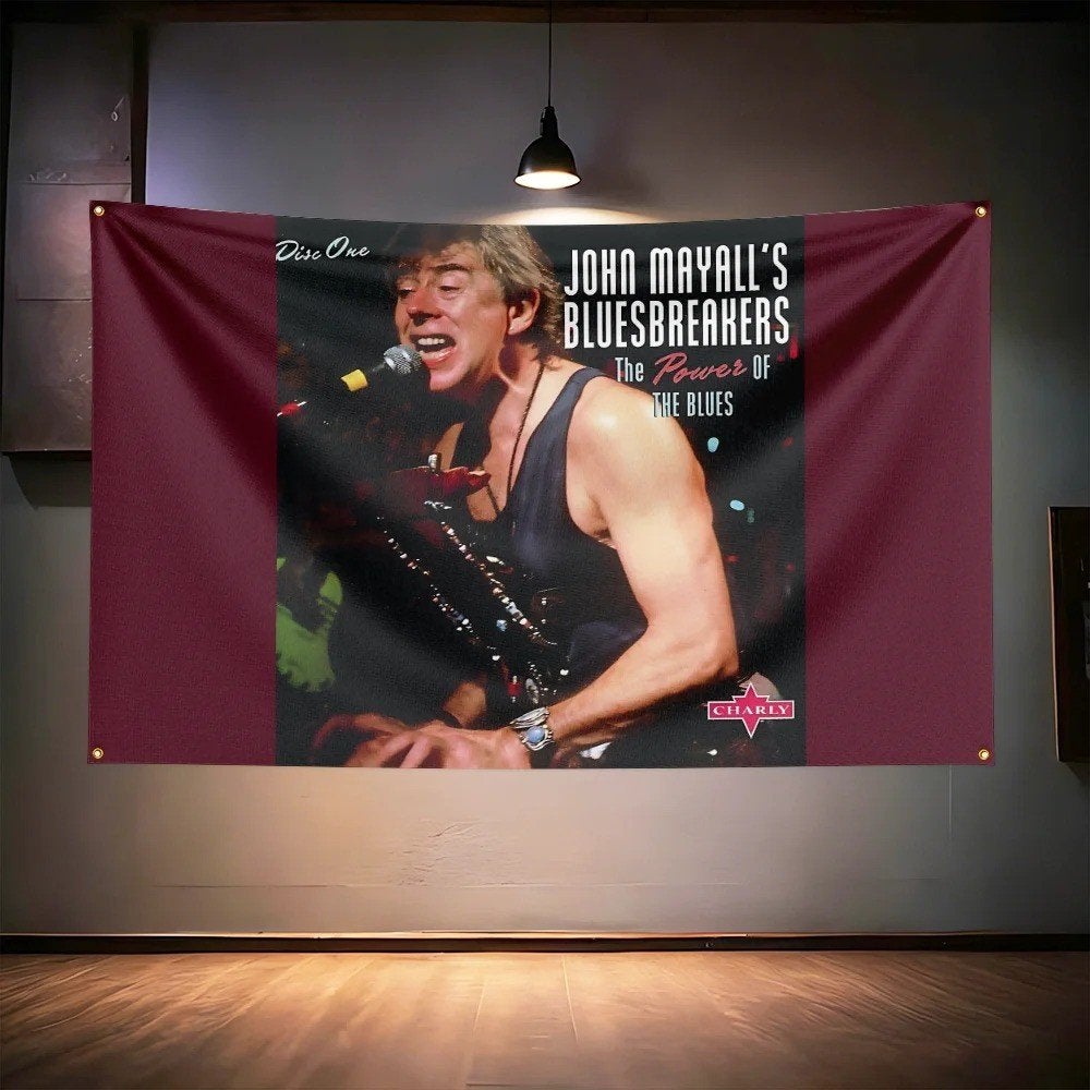 Grote vlaggen John Mayall (150x90cm), Ophalen of Verzenden, Nieuw