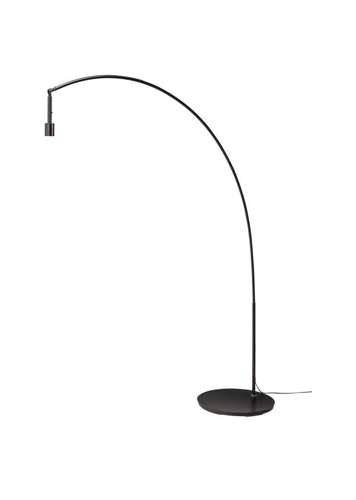 Ikea vloerlamp met zwarte kap, Ophalen, Zo goed als nieuw, 150 tot 200 cm