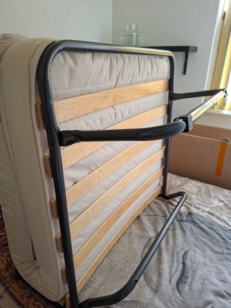 Opklapbed, Ophalen, Eenpersoons, 190 cm of minder, Zo goed als nieuw