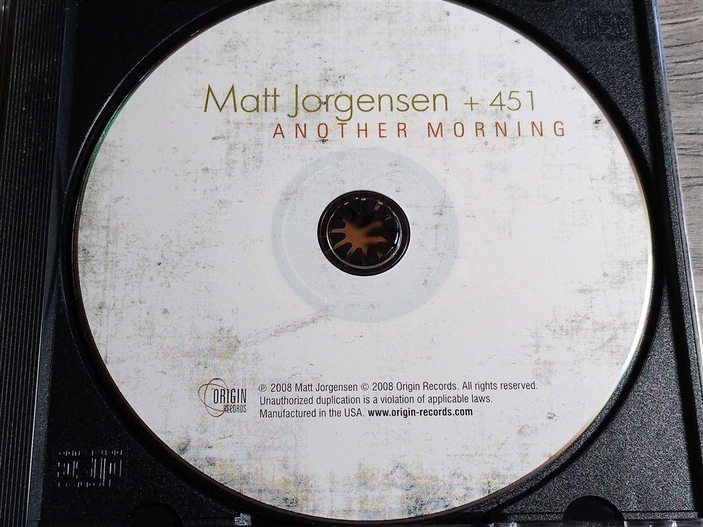 Matt Jorgensen + 451 ‎– Another Morning, Ophalen of Verzenden, 1980 tot heden, Zo goed als nieuw, Jazz