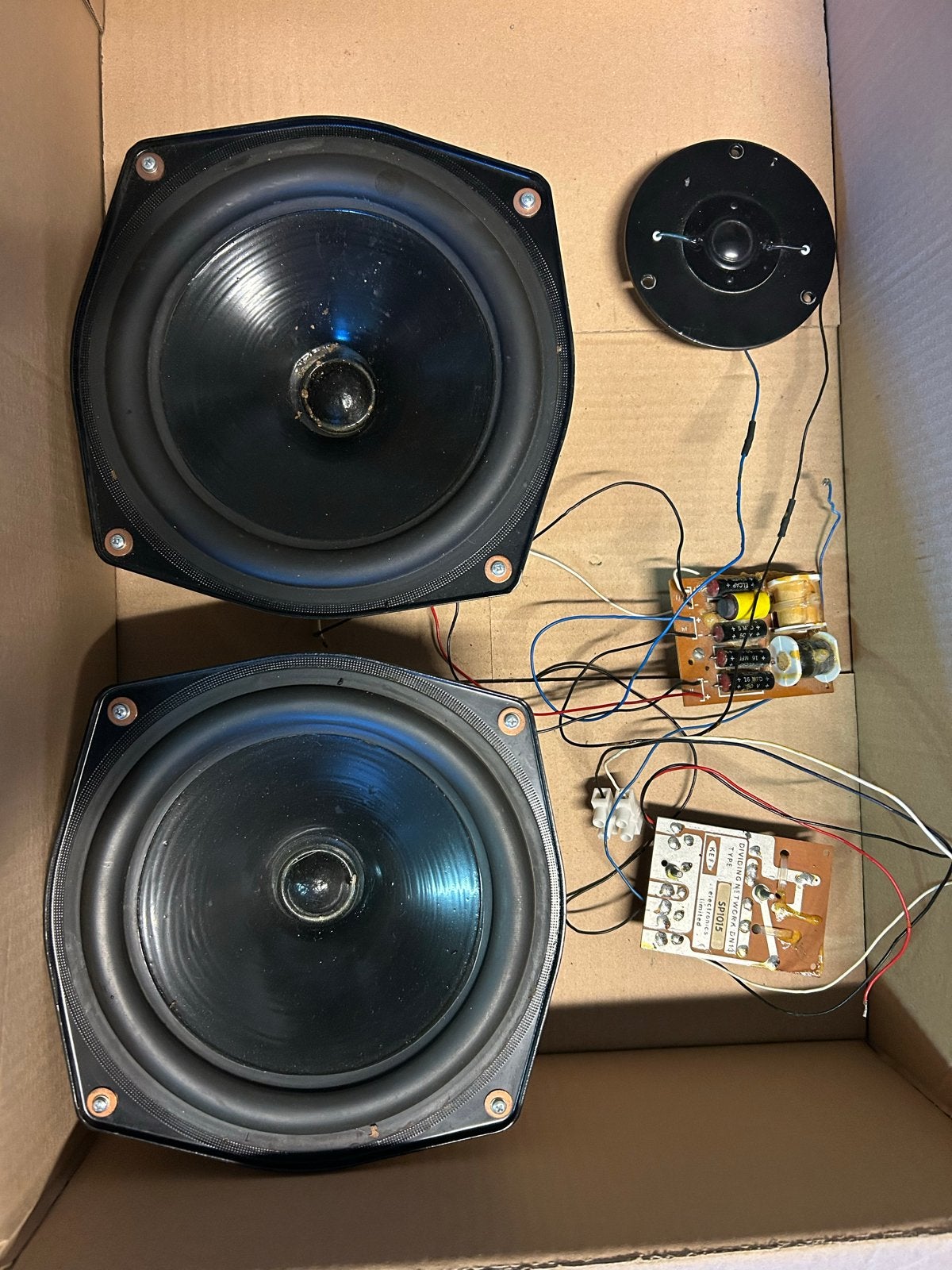 KEF SP1014 Woofers, KEF T27 Tweeter, KEF SP1015 Crossovers, Ophalen, Gebruikt, Overige typen, Overige merken