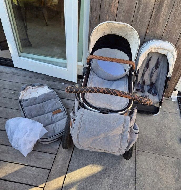 Joolz kinderwagen, Gebruikt, Verstelbare duwstang, Combiwagen, Ophalen