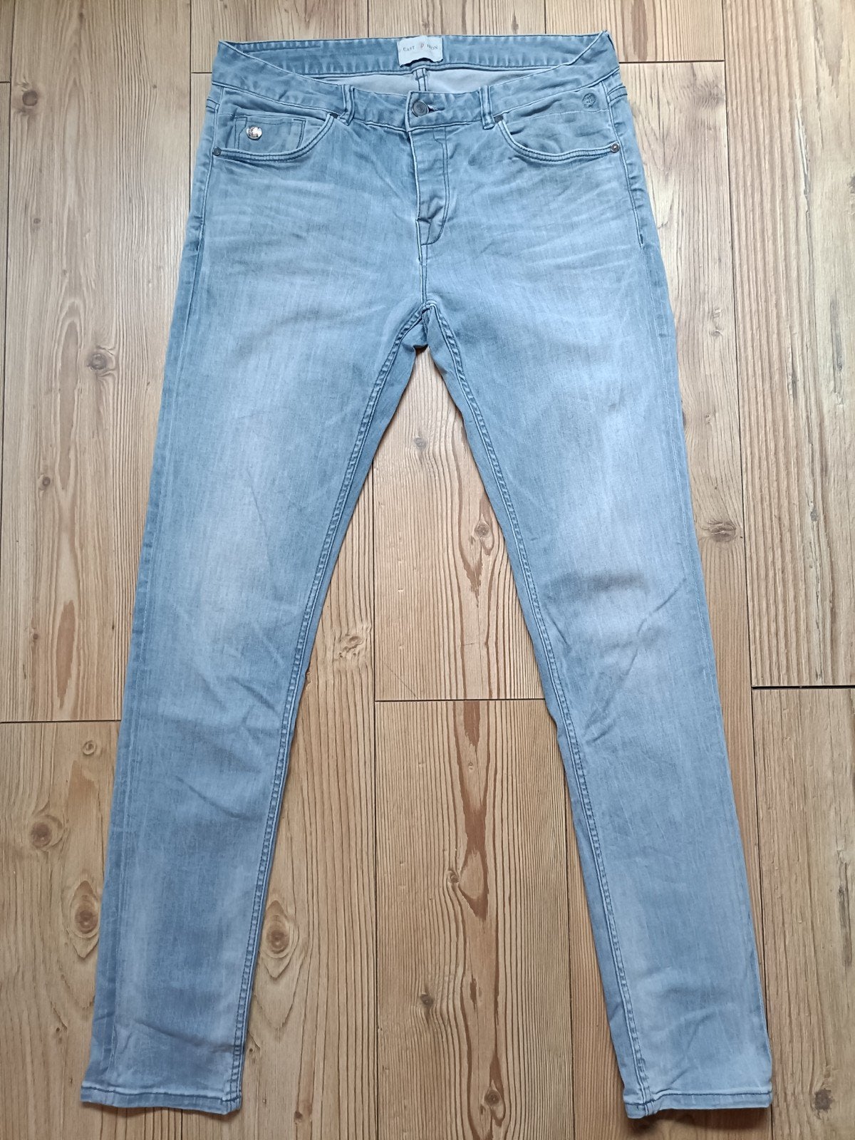 Cast Iron stretch maat 33-34, Kleding | Heren, Ophalen of Verzenden, Zo goed als nieuw, Blauw, W33 - W34 (confectie 48/50)