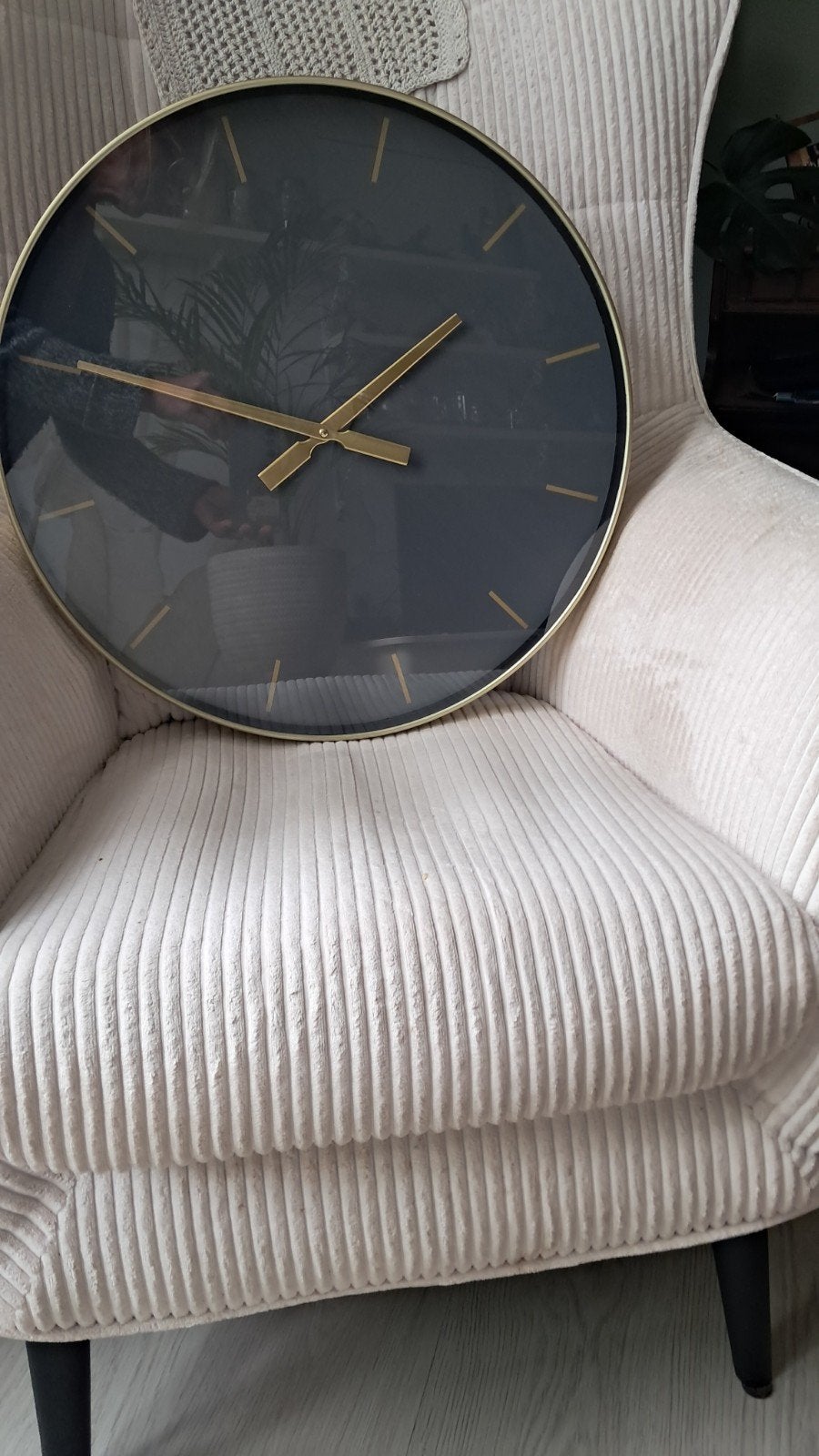 Wandklok diameter 50 cm, Huis en Inrichting, Ophalen, Wandklok