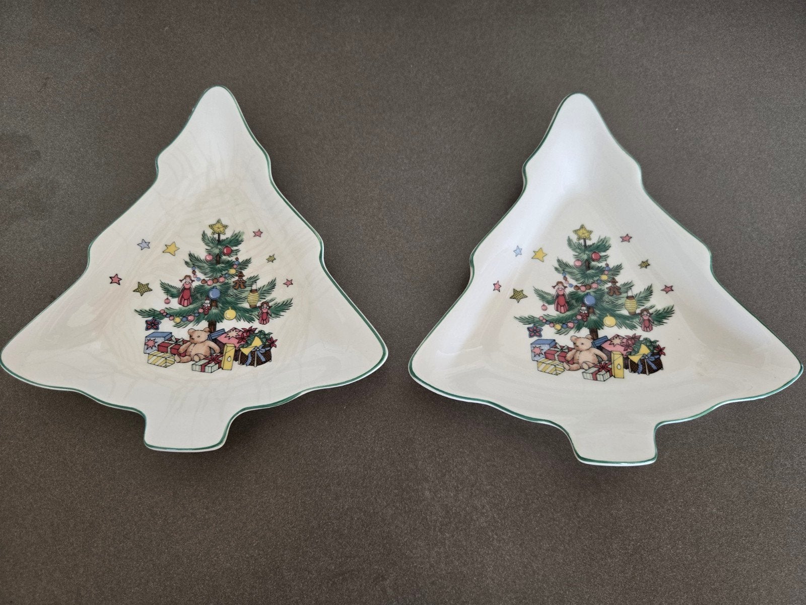 2 schaaltjes kerstboom, Ophalen of Verzenden