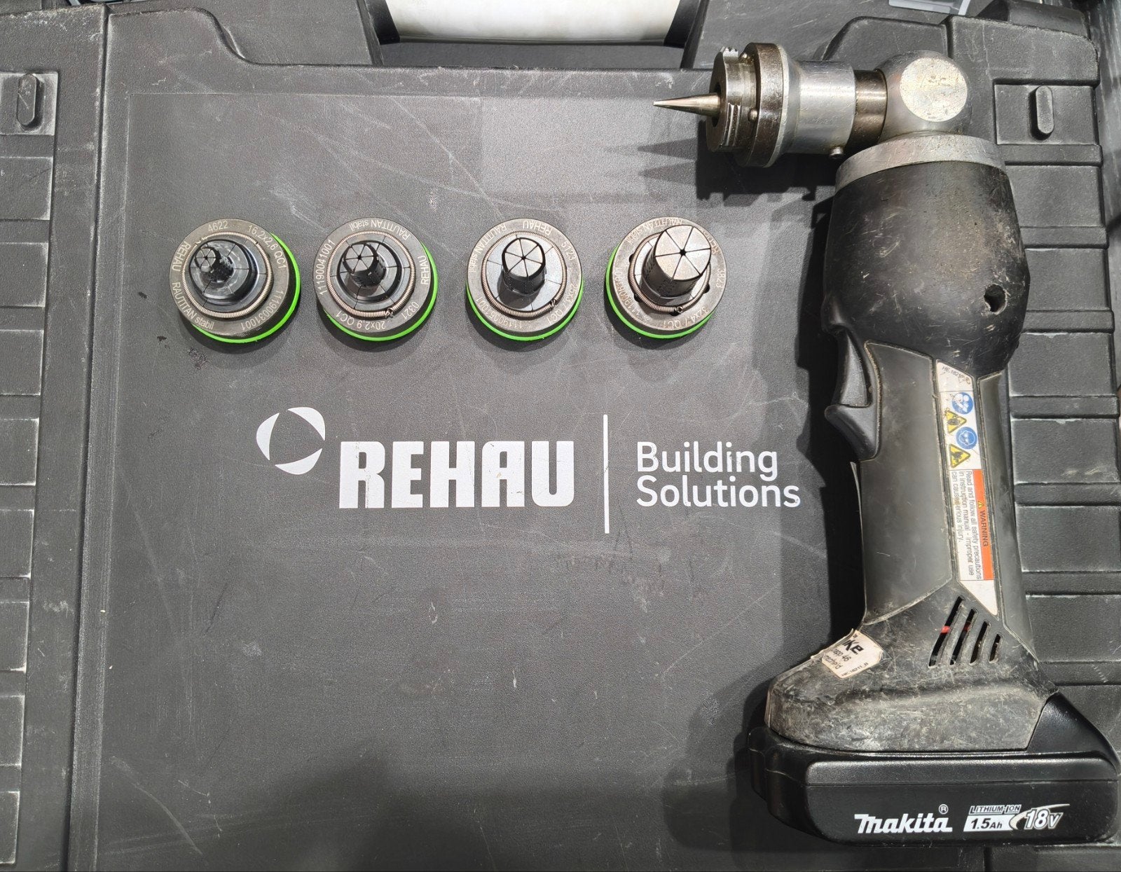 Rehau opwijdmachine, Ophalen of Verzenden, Gebruikt, Minder dan 400 watt, Boor- en Schroefmachine