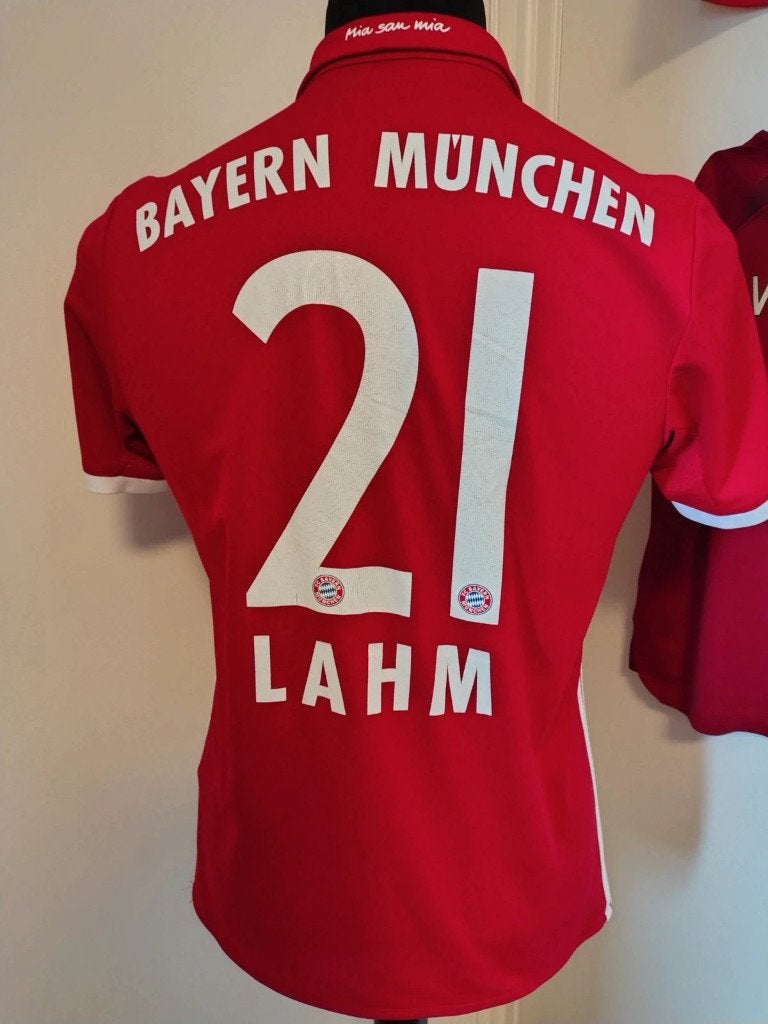Bayern Munchen Thuis 16/17 - S - #21 Lahm - Voetbal Shirt, Sport en Fitness, Voetbal, Maat S, Ophalen of Verzenden, Gebruikt, Shirt