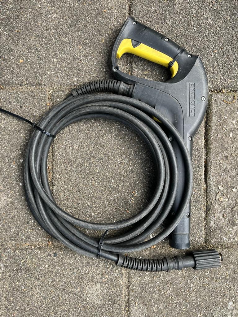 Kärcher hogedrukreiniger pistool met slang 140 bar, Ophalen of Verzenden, Zo goed als nieuw, Elektrisch