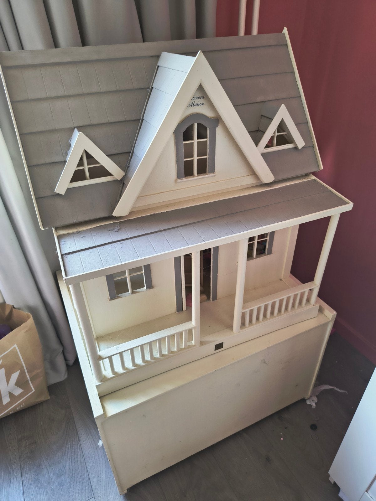Groot Rivièra Maison poppenhuis – inclusief meubels, Verzamelen, Poppenhuizen en Toebehoren, Ophalen, Gebruikt, Poppenhuis