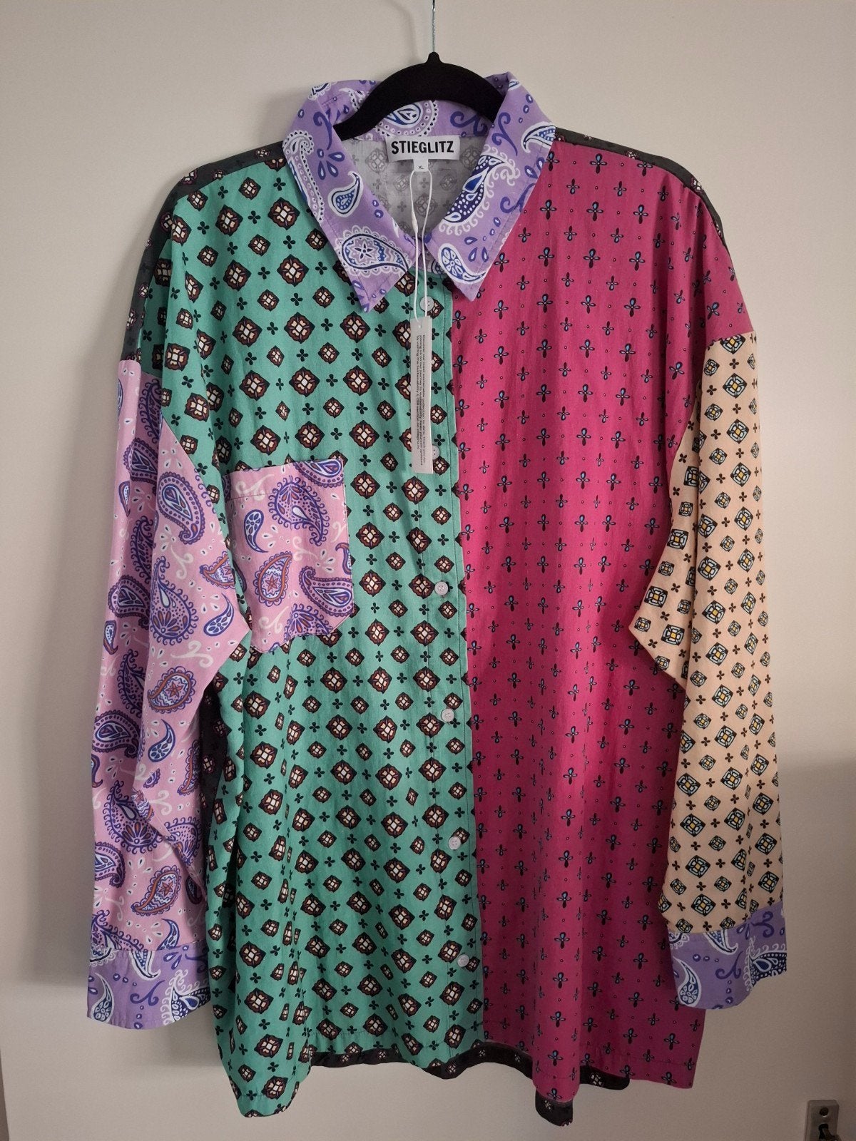 Stieglitz Paisley Patchwork Blouse - Nieuw met kaartjes, Meerkleurig, Maat 46/48 (XL) of groter, Nieuw, Stieglitz