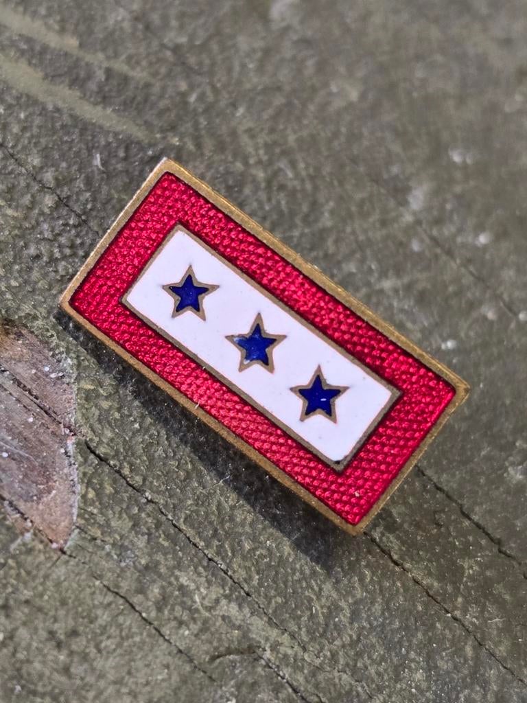WWII US 3 star son in service sweetheart pin, Verzamelen, Ophalen of Verzenden, Amerika, Embleem of Badge