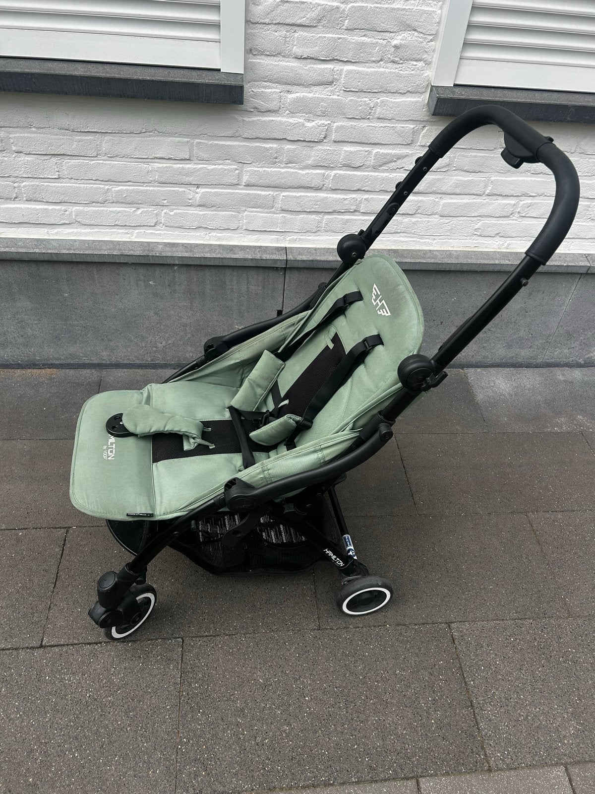 Hamilton Buggy - Lichtgroen, Compact en Handig, Ophalen, Gebruikt, Overige merken, Verstelbare rugleuning