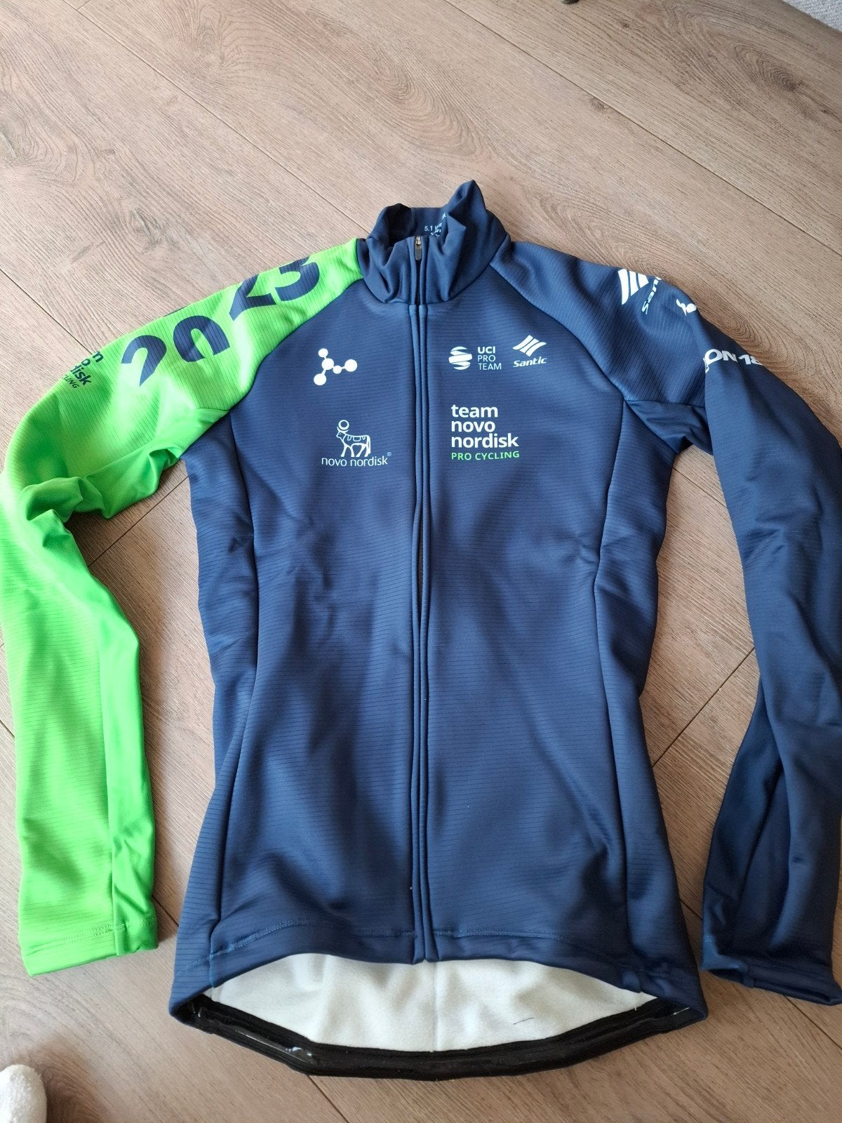 team novo nordisk winterjack nieuw maat xs heren