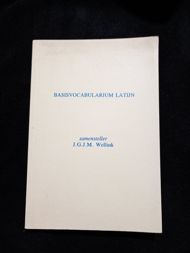 Wellink, Basisvocabularium Latijn, Ophalen of Verzenden, Gelezen, Overige uitgevers, Latijn