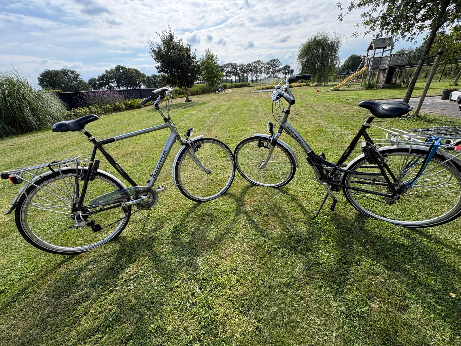 Batavus fietsen set | Heren én Dames fiets, Ophalen, 53 tot 56 cm, Velgrem, Versnellingen