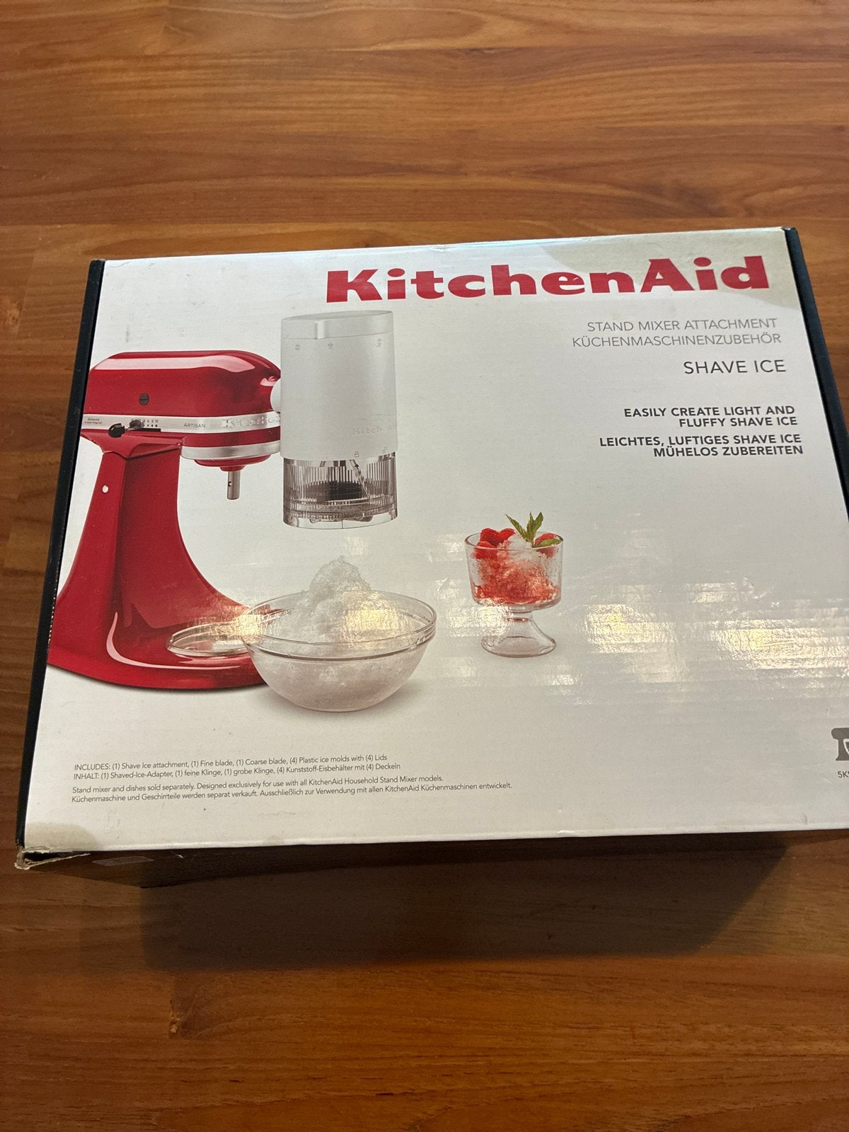 KitchenAid IJsschaaf Hulpstuk 5KSMSIA - Zo goed als nieuw, Witgoed en Apparatuur, Ophalen of Verzenden, Zo goed als nieuw