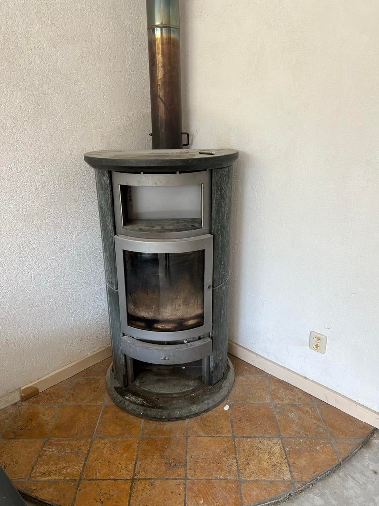 Barbas Speksteen Kachel Eco 510 - Houtkachel met warmtebehou, Huis en Inrichting, Kachels, Ophalen, Houtkachel, Zo goed als nieuw