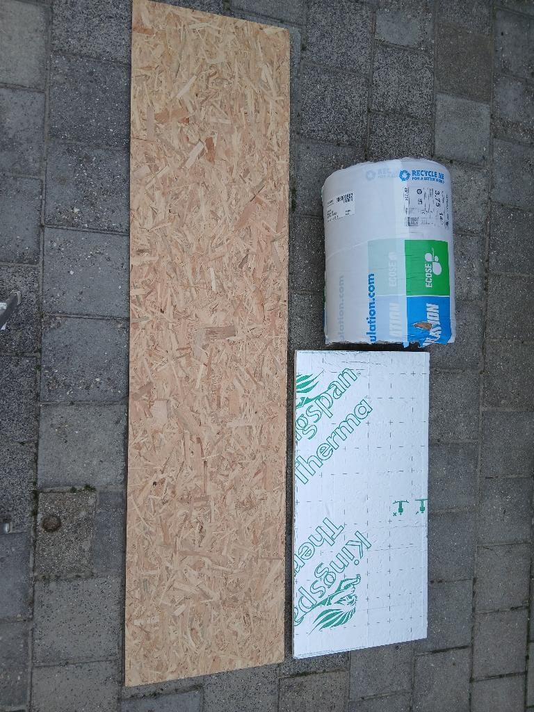 Bouwmateriaal, Ophalen, Overige materialen, 4 tot 8 cm, Dakisolatie