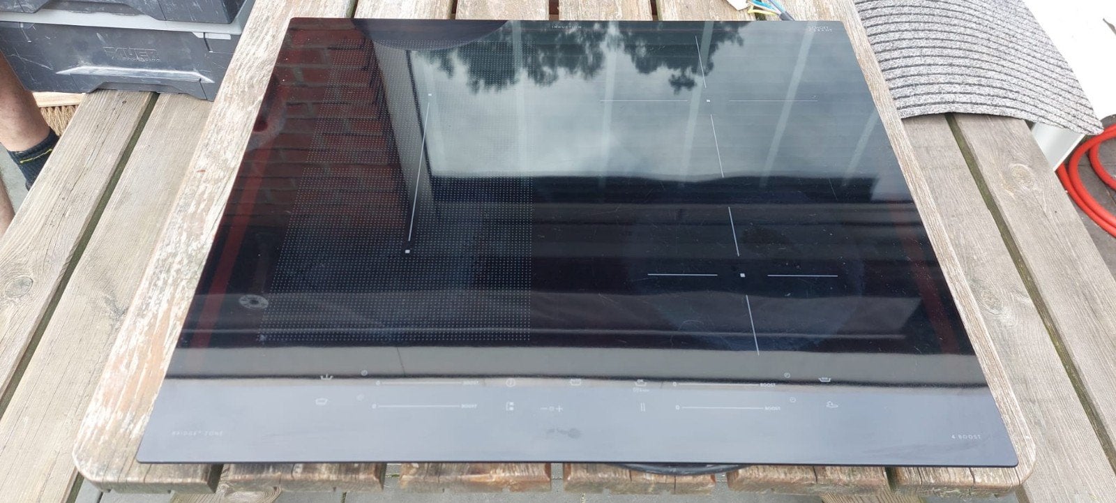 Inductie kookplaat Ikea Smaklig HB 1150F, Ophalen, IKEA, Zwart, Glas